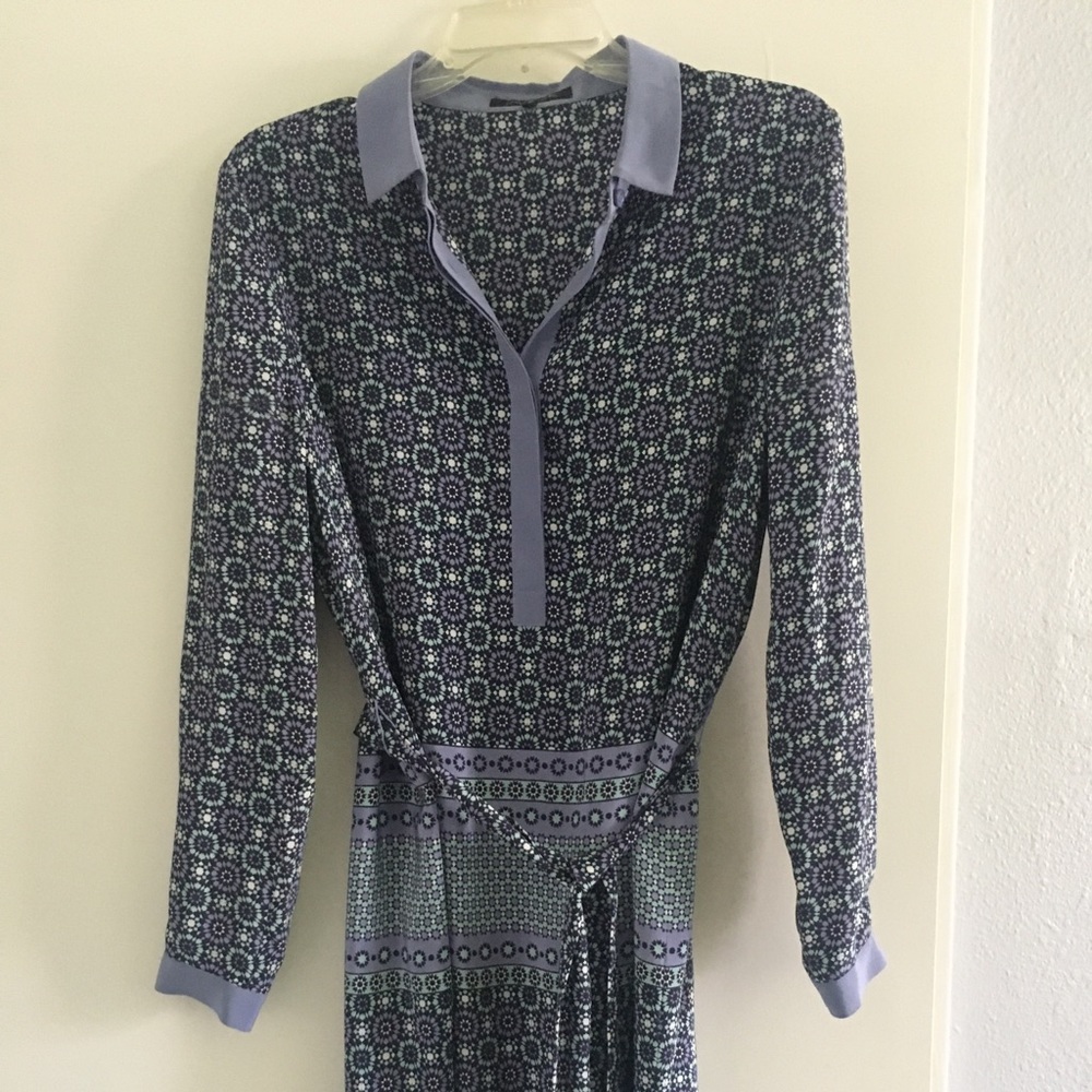 Silk Jaeger belted shirt dress ASO Kate Middleton.